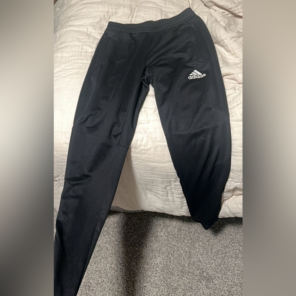 Womens black adidas joggers
